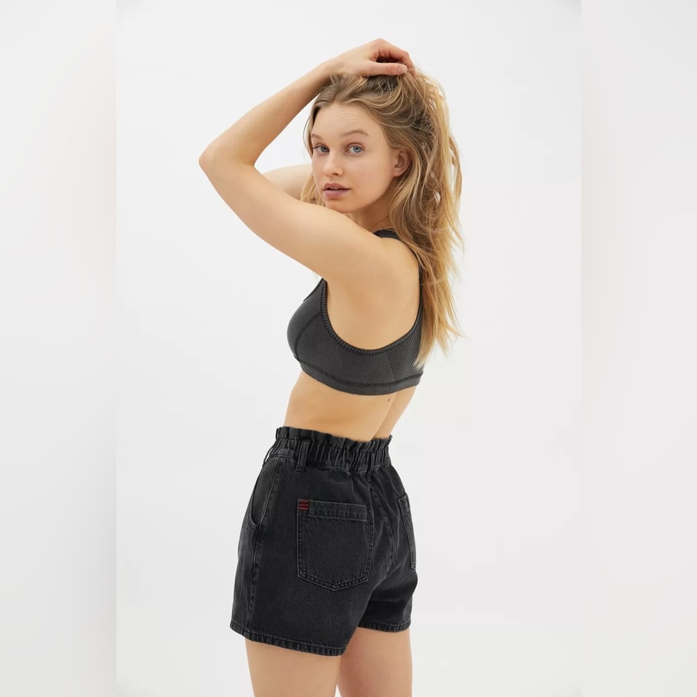 BDG Pull On High Waisted Mom Shorts